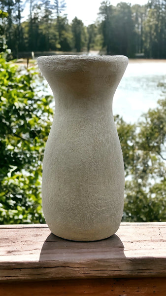 Cement Vase, Silhouette, Lightweight Concrete, Aircrete-0