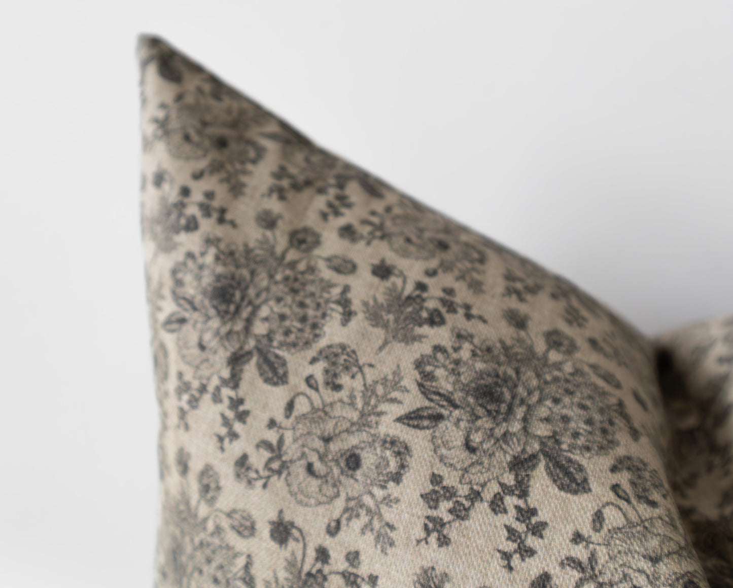 Elizabeth Pillow Cover | Neutral Vintage Style Floral Pillow Cover