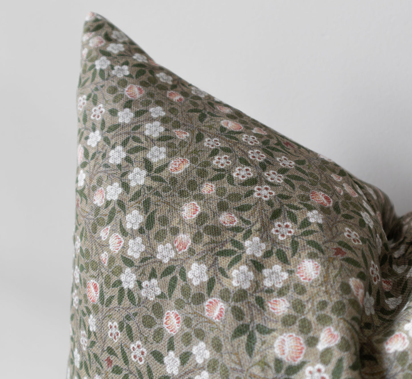 Ivy | Green Floral Pillow Cover