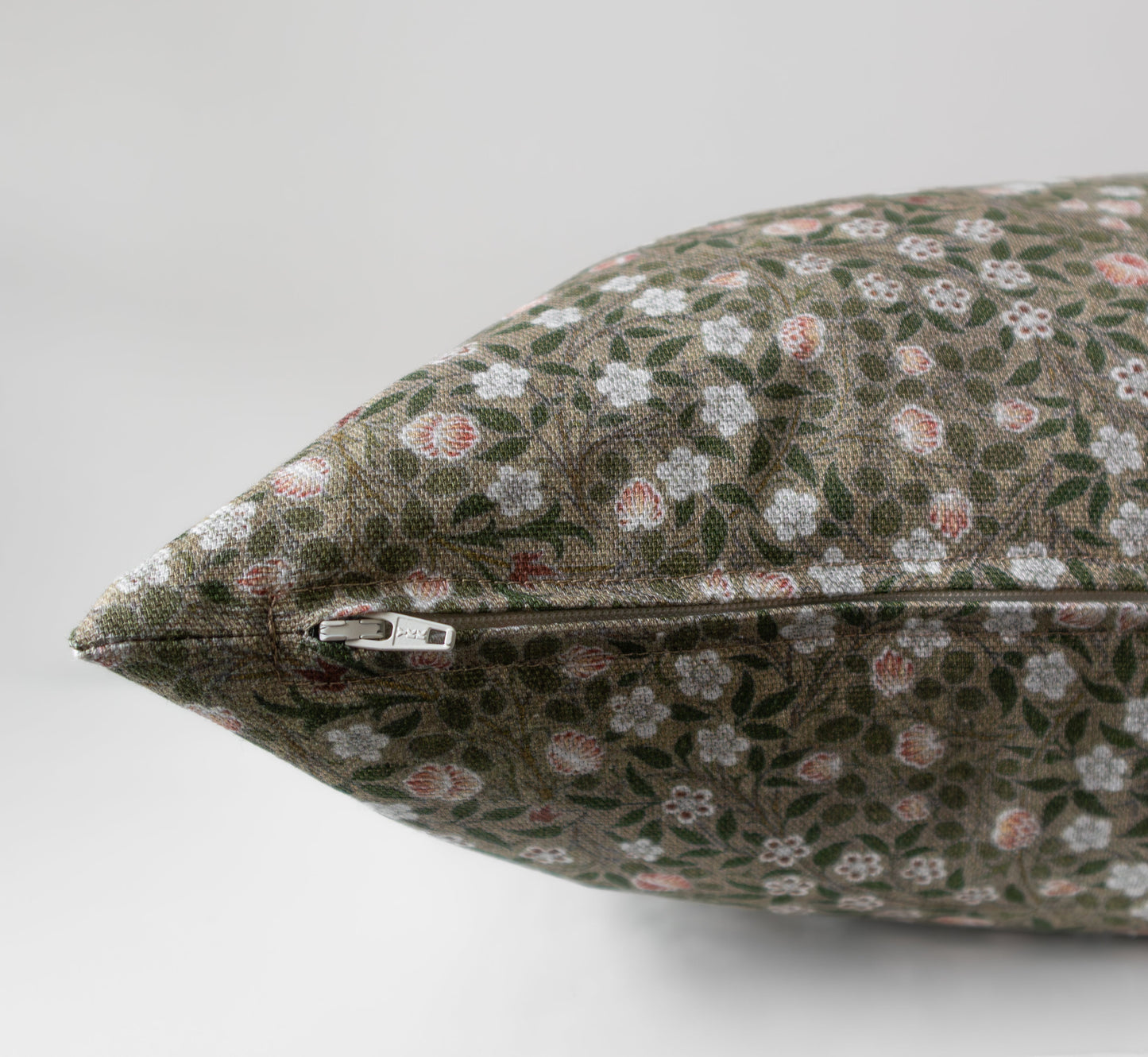 Ivy | Green Floral Pillow Cover