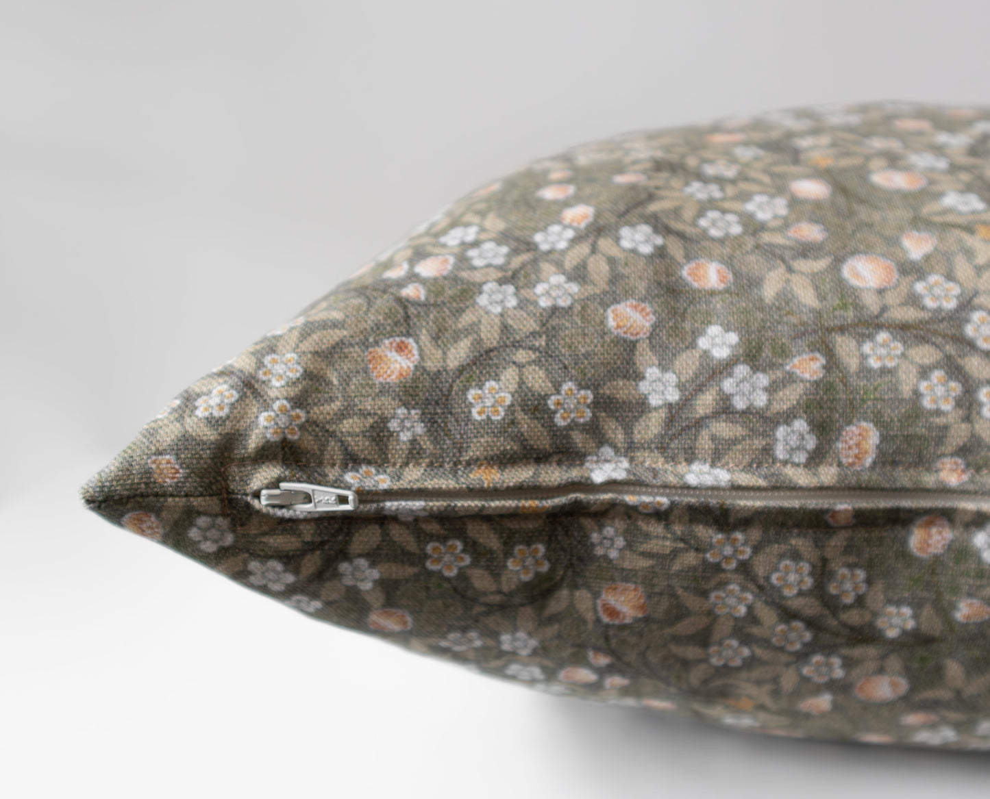 Isla | Green Floral Pillow Cover