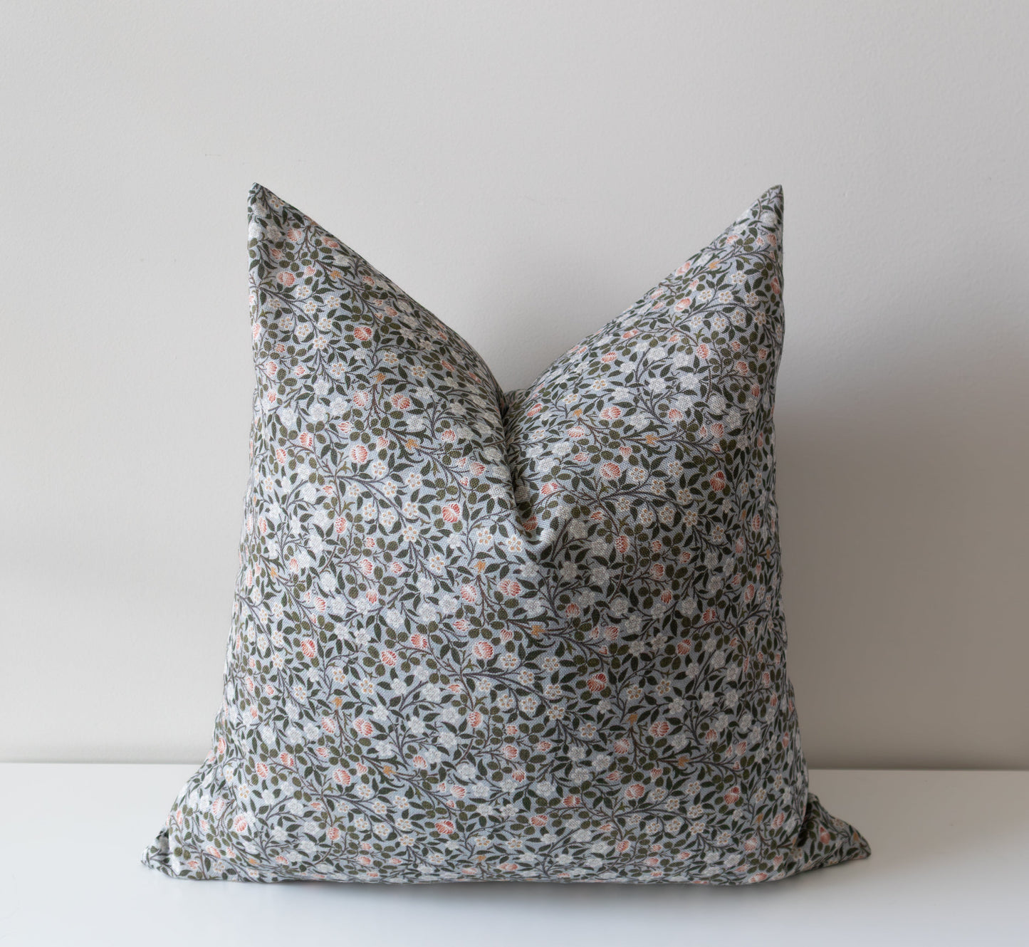 Sophia | Blue Floral Pillow Cover