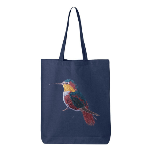 Canvas Tote - Humming Bird