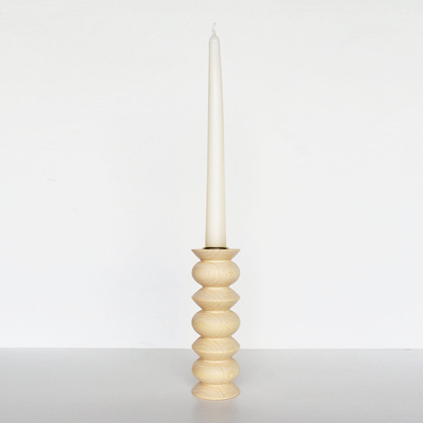 Totem Wooden Candle Holder - Tall Nº 5
