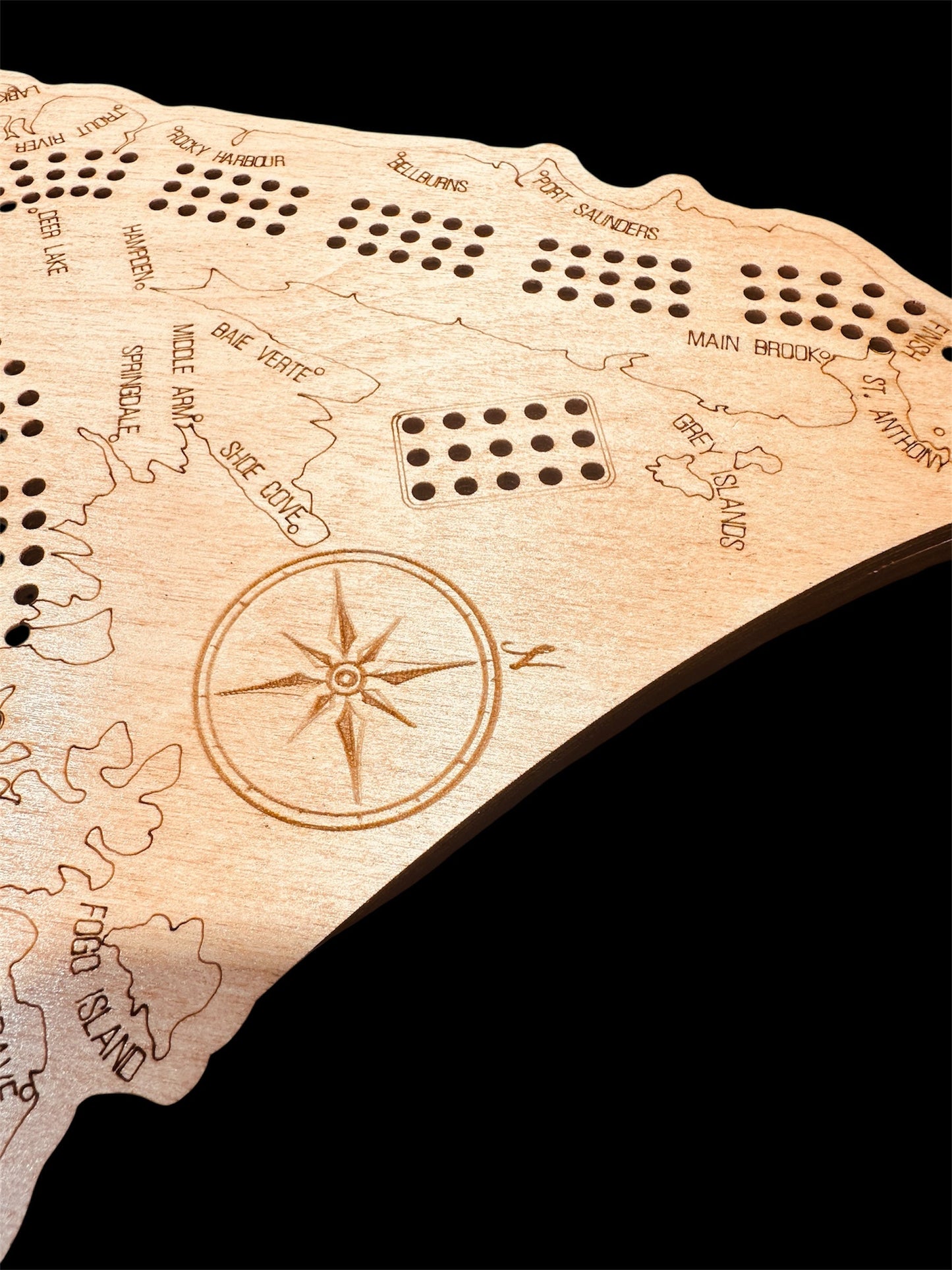 Newfoundland Cribbage Board