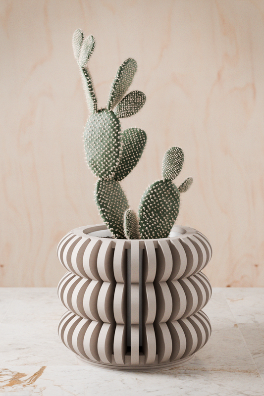 Triple Bubble Orchid Planter-0