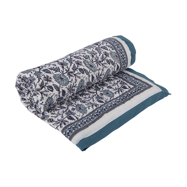 Provence Blue Cotton Quilt-6