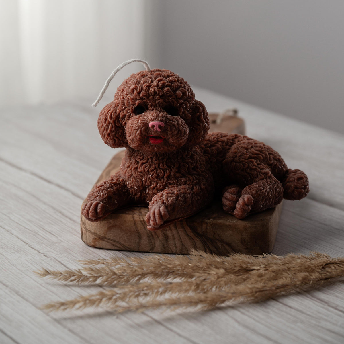 Brown Puppy Dog Candle - Limited Edition