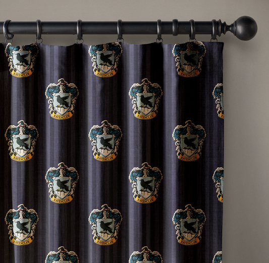 Harry Potter Ravenclaw House Curtains | Kids Room Decor | Organic Cotton-0