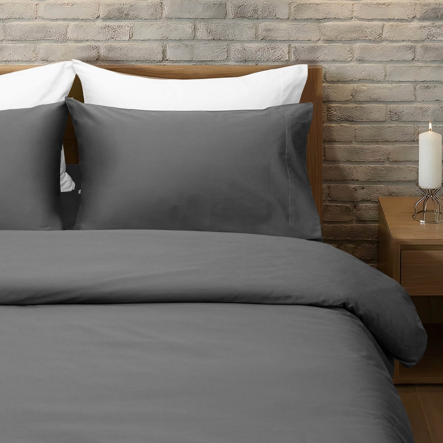 Refined Collection Sateen Duvet Cover Set- Various Colours