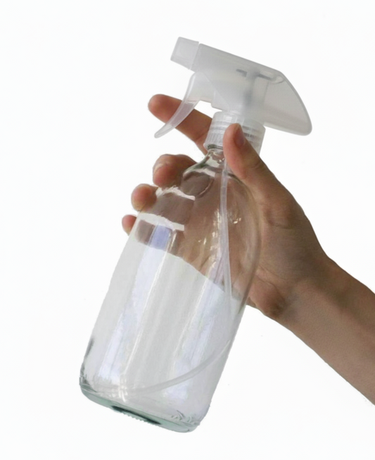 Clear Glass Spray Bottle - 500ml-0