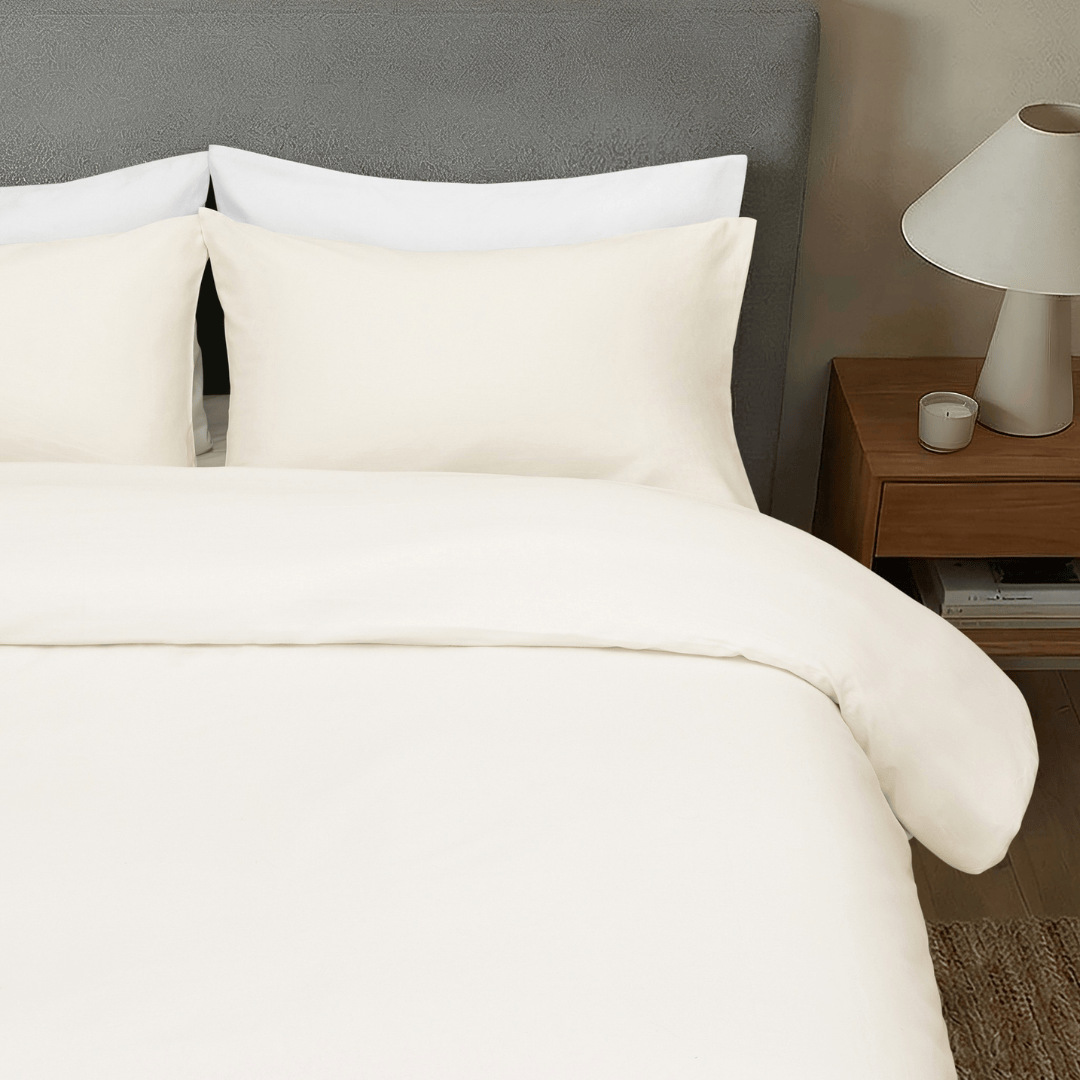 Refined Collection Sateen Duvet Cover Set- Various Colours