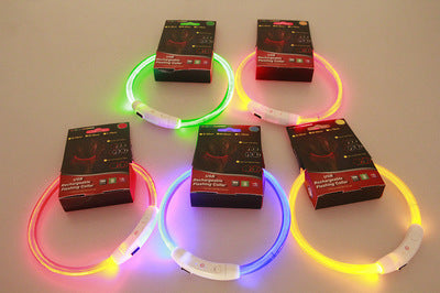 USB Rechargeable Safety Pet Collar-3