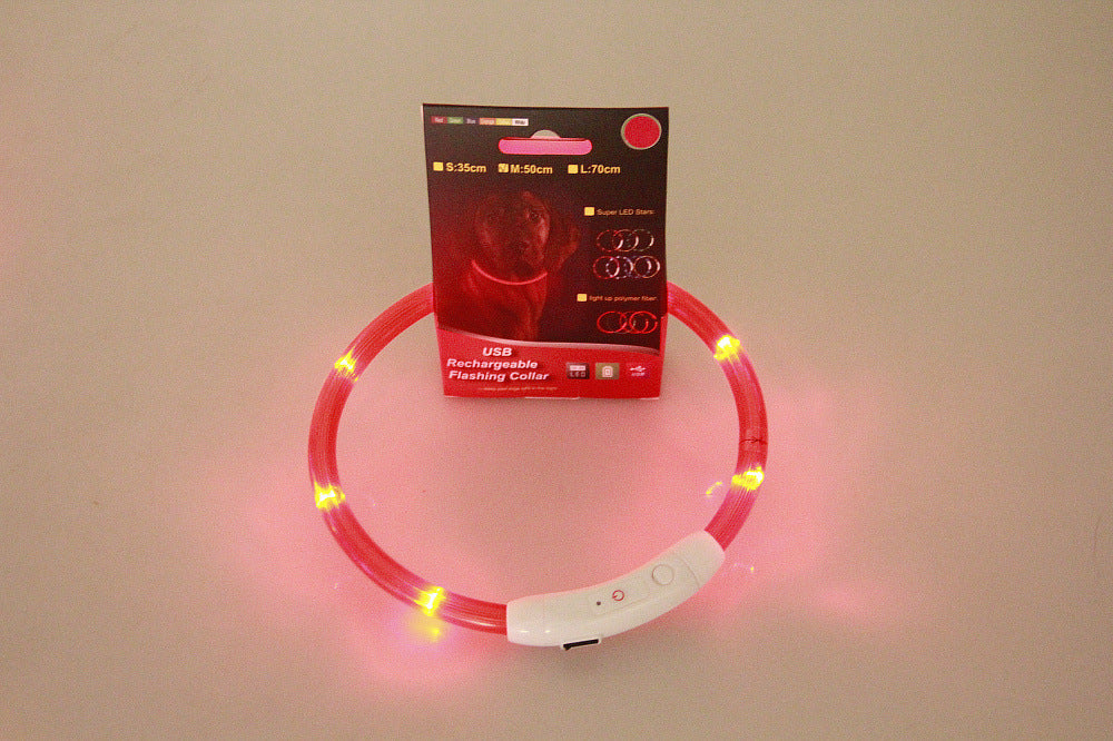 USB Rechargeable Safety Pet Collar-4