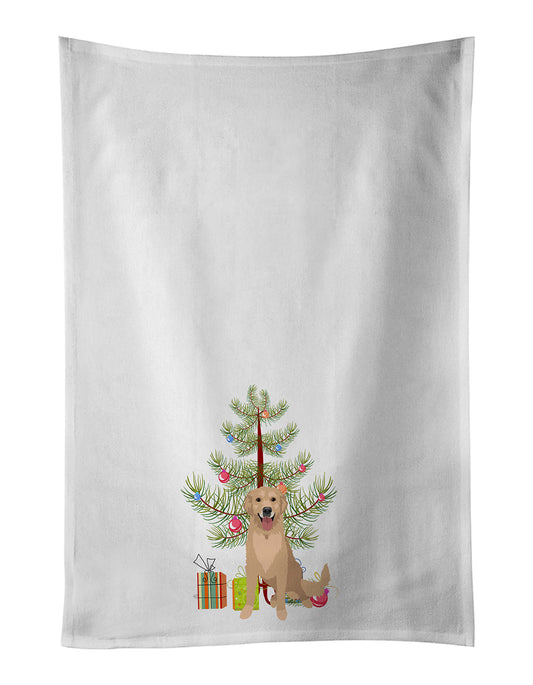 Golden Retriever Christmas Kitchen Towel Set of 2