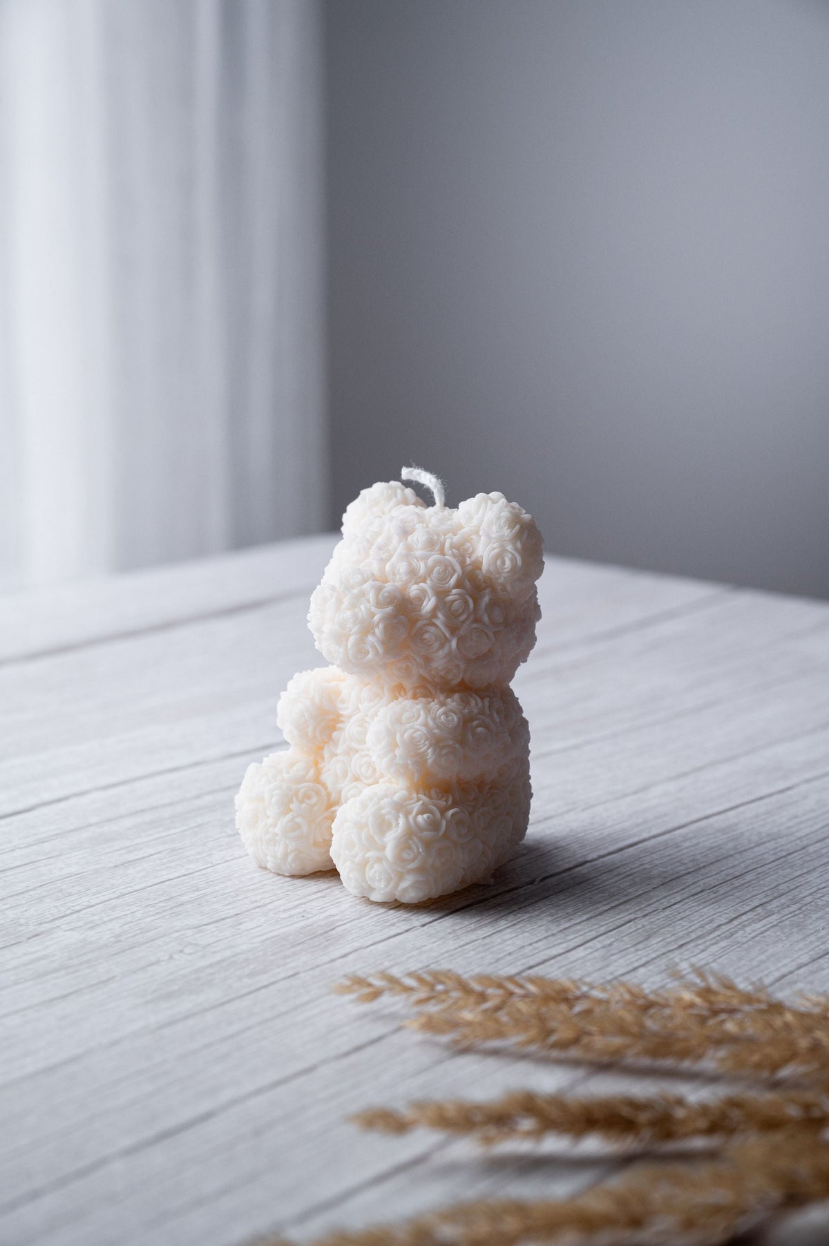 Rose Teddy Bear Candles
