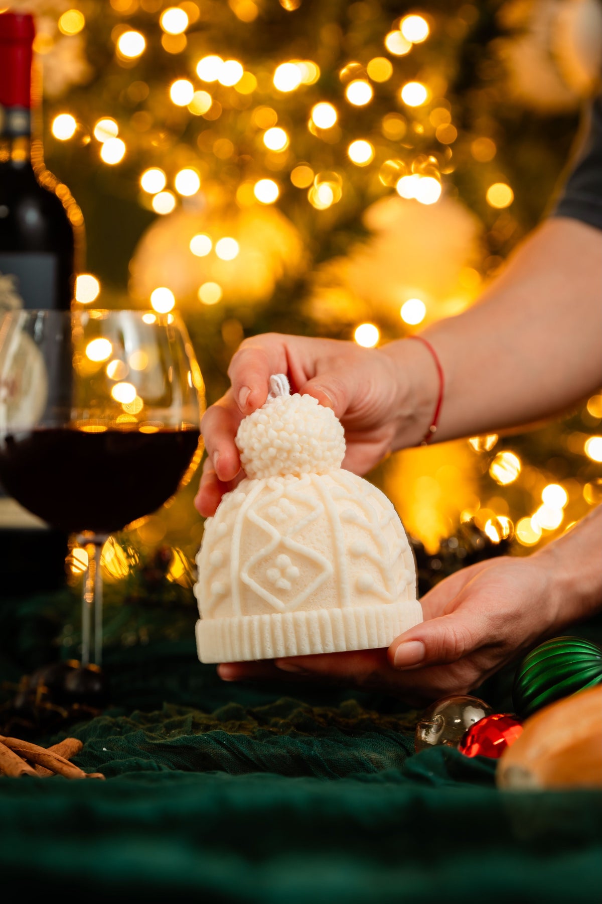 Christmas Bobble Cap Soy Candle
