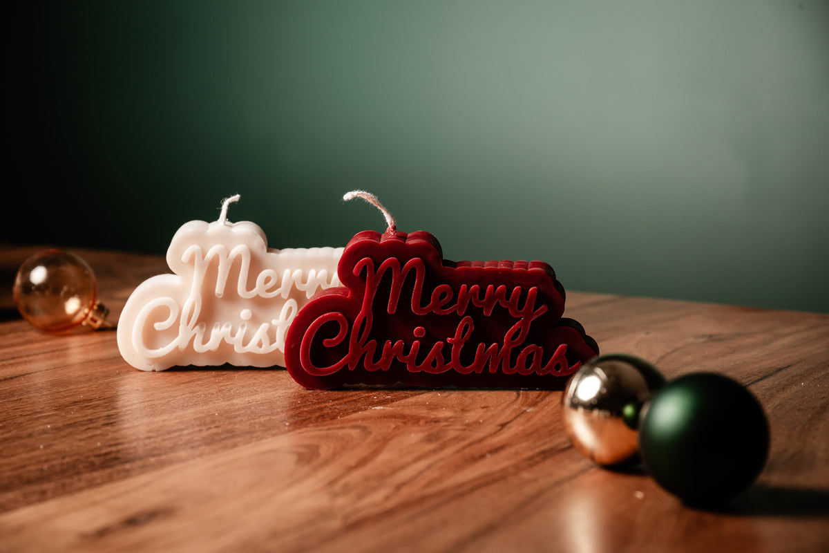 Merry Christmas Candle