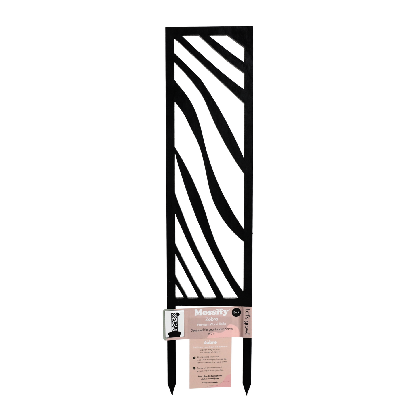 Zebra Wooden Trellis
