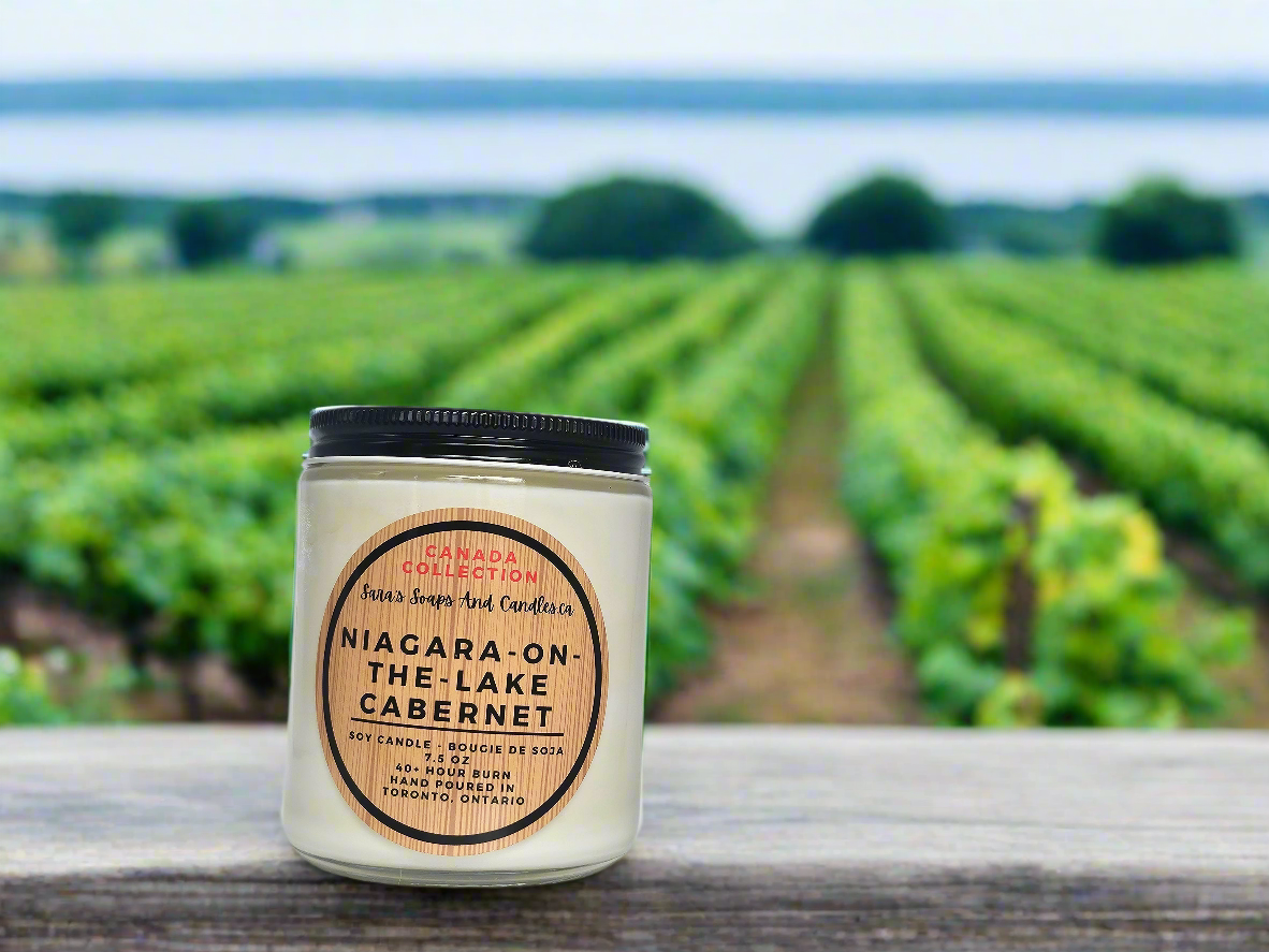 Niagara on the Lake Cabernet 8oz soy candle