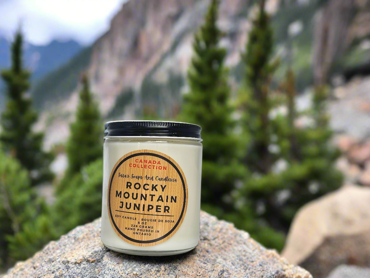 Rocky Mountain Juniper - 8oz soy candle
