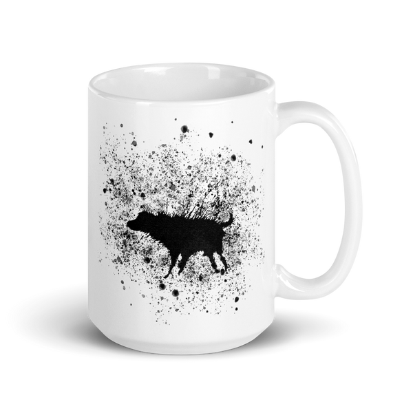 Banksy Wet Dog Splatter 2007 Street Art Mug-4