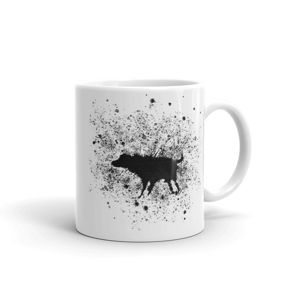 Banksy Wet Dog Splatter 2007 Street Art Mug-2