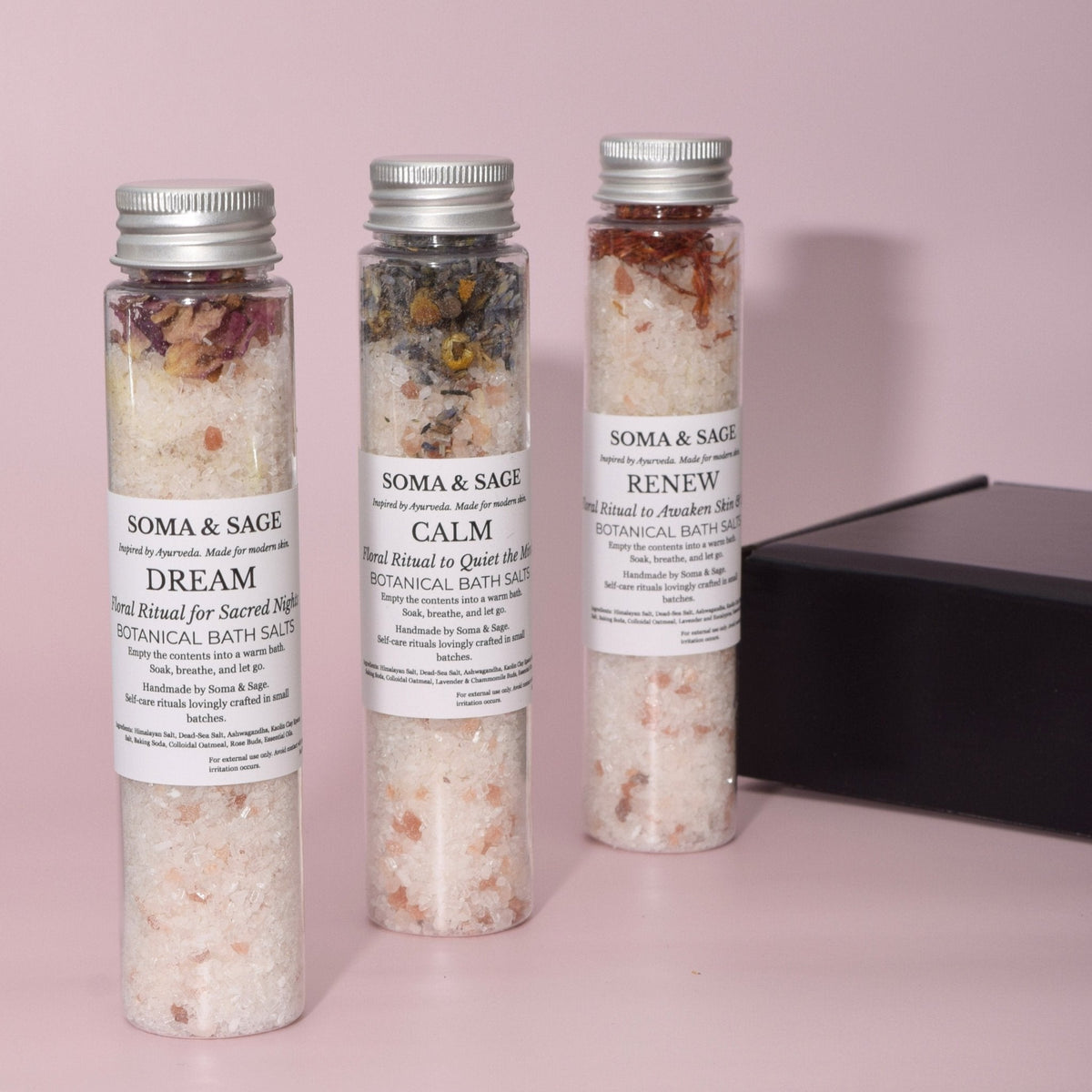 Bath Salt Soak Trio - Calm, Renew & Dream