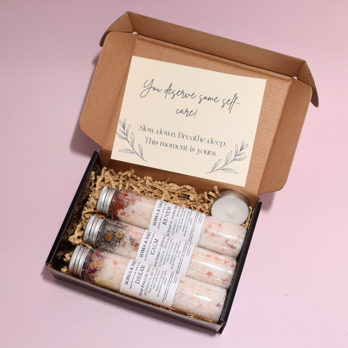 Bath Salt Soak Trio - Calm, Renew & Dream
