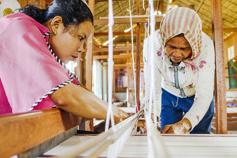 Cambodian Handloom Tapestry Throw