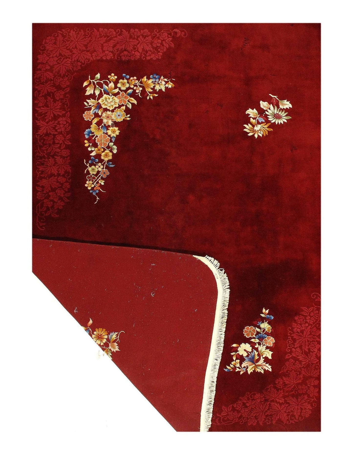 Canvello Chinese Art Deco Entryway Rug - 9' X 12'2''