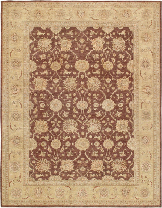Canvello Ferehan Hand-Knotted Lamb's Wool Area Rug- 8'6" X 11'3"-0