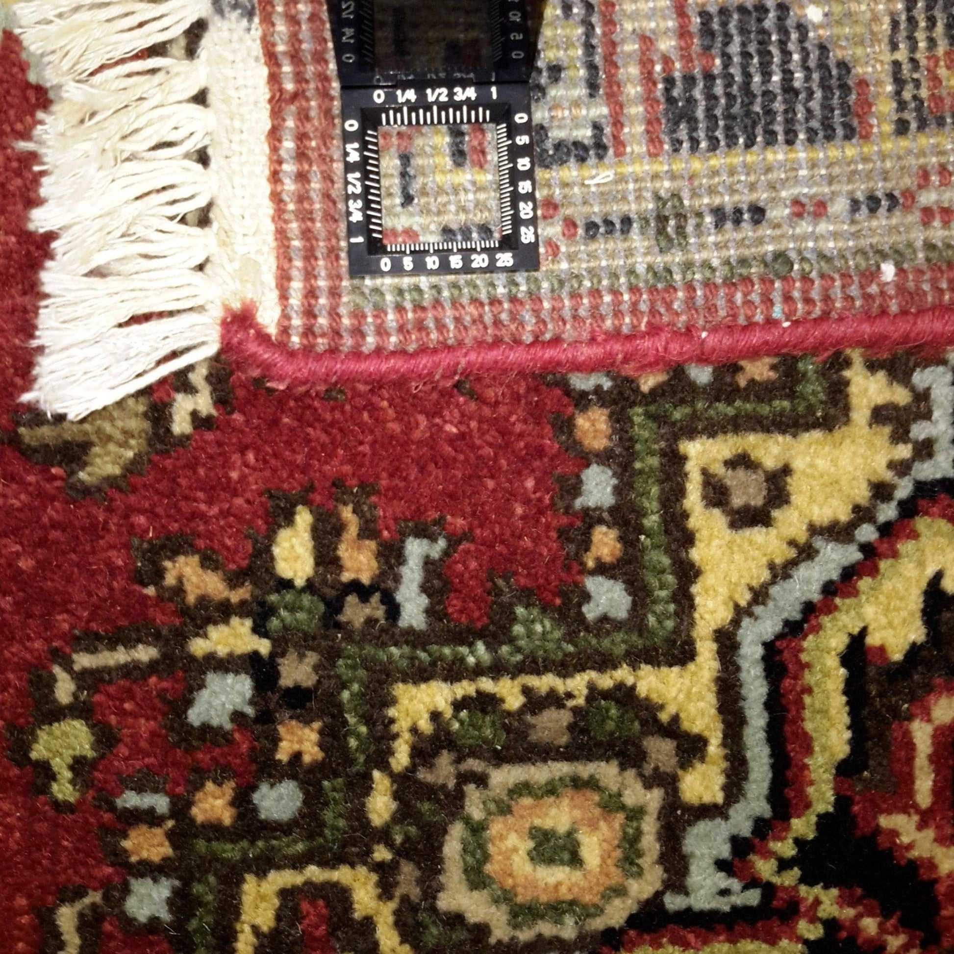 Canvello Hand Made Formal Medallion Indo Serapi Rug - 2'11'' X 5'2''-2