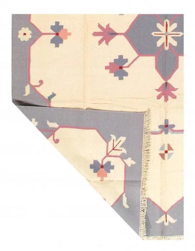 Canvello Ivory Color Hand Woven Rug 9' X 12'-1