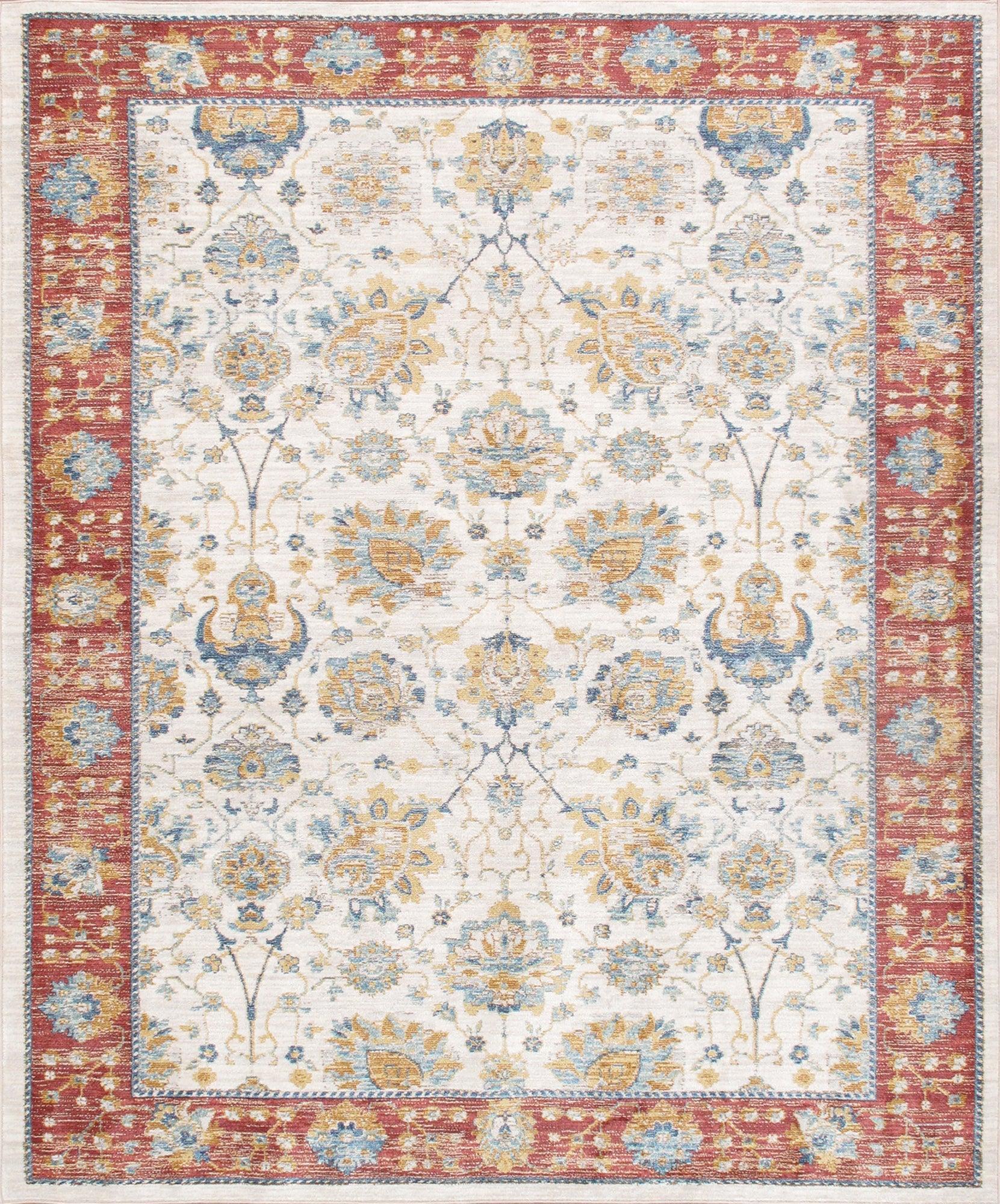 Canvello Modern Power Loom Area Rug- 3' X 5'-0