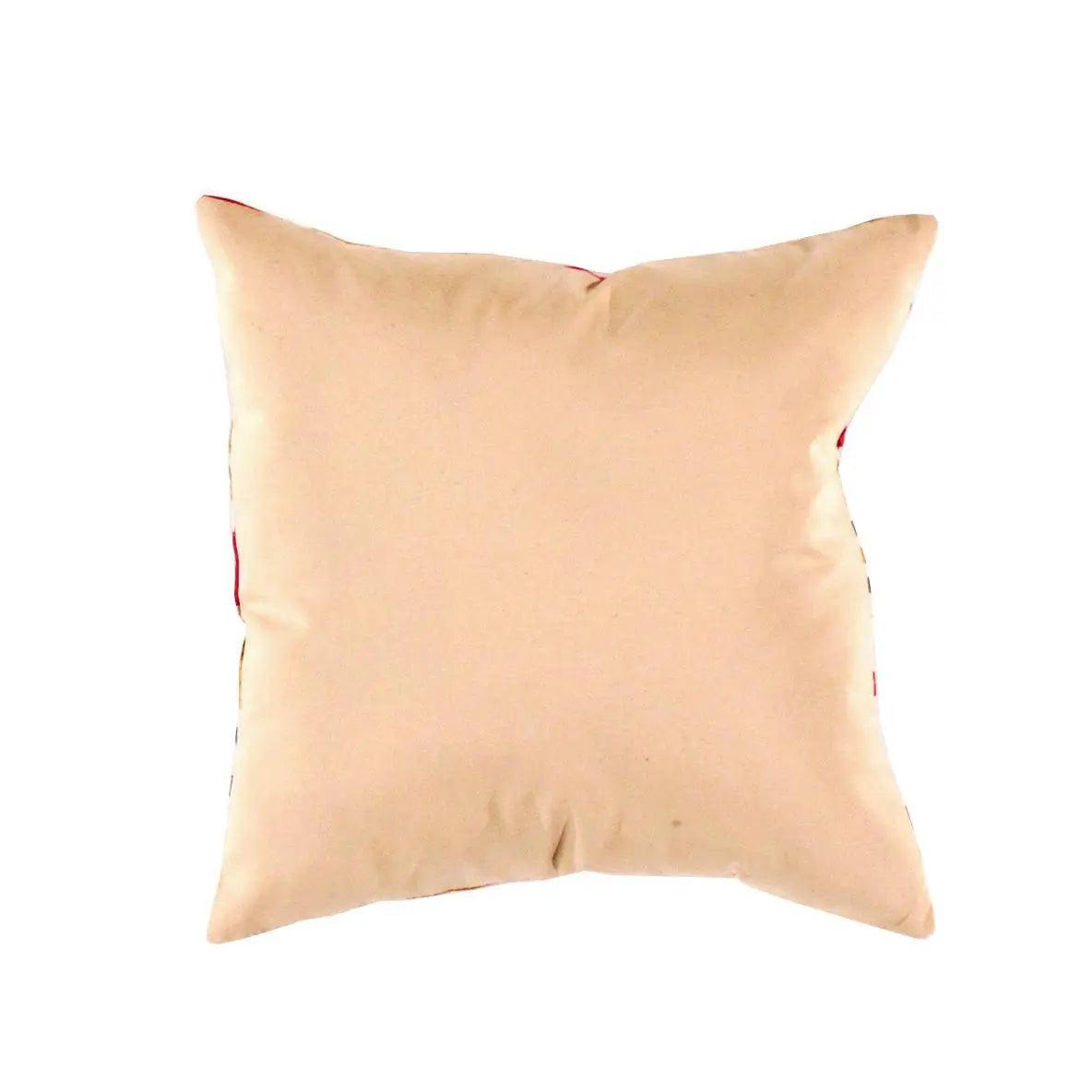 Canvello Turkish Silk Ikat White Throw Pillows
