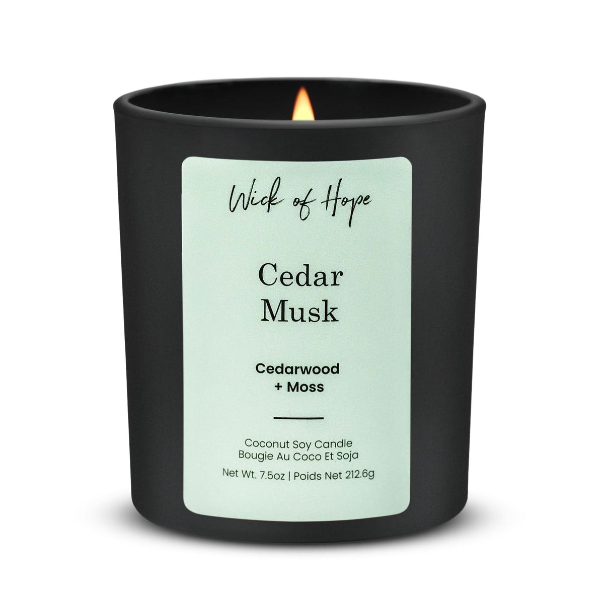 Cedar Musk Candle | Cedarwood + Moss