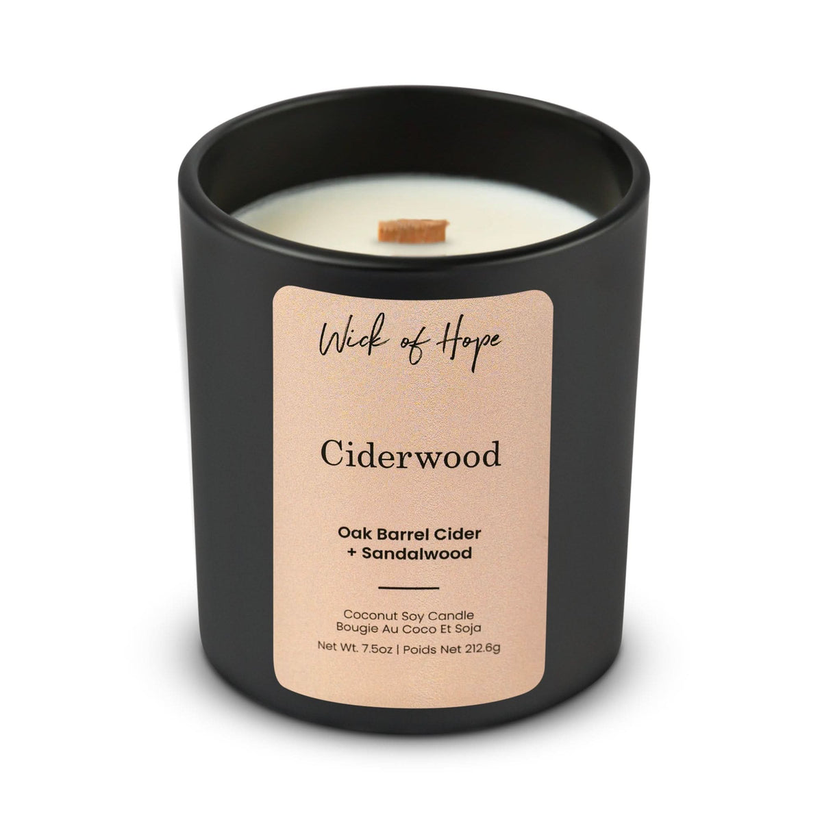 Ciderwood Candle | Oak Barrel Cider + Sandalwood