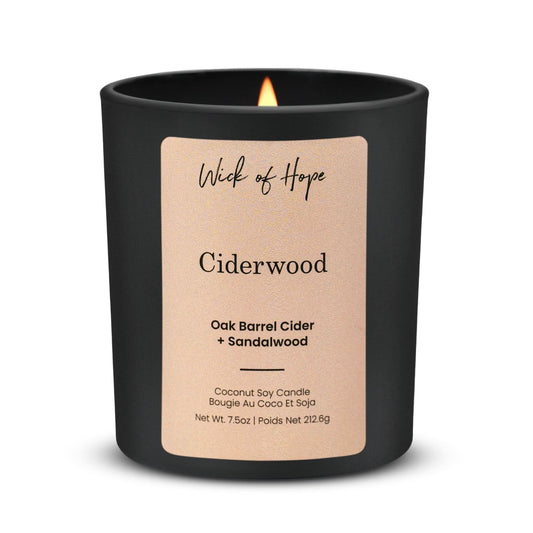 Ciderwood Candle | Oak Barrel Cider + Sandalwood