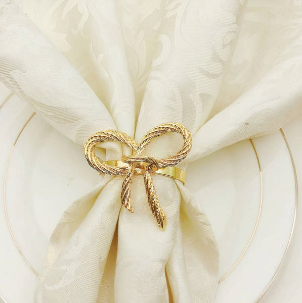 Bow Napkin Ring Set of 6-0