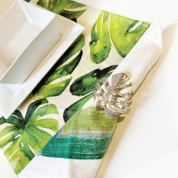 Leaf Napkin Ring Set of 6-3