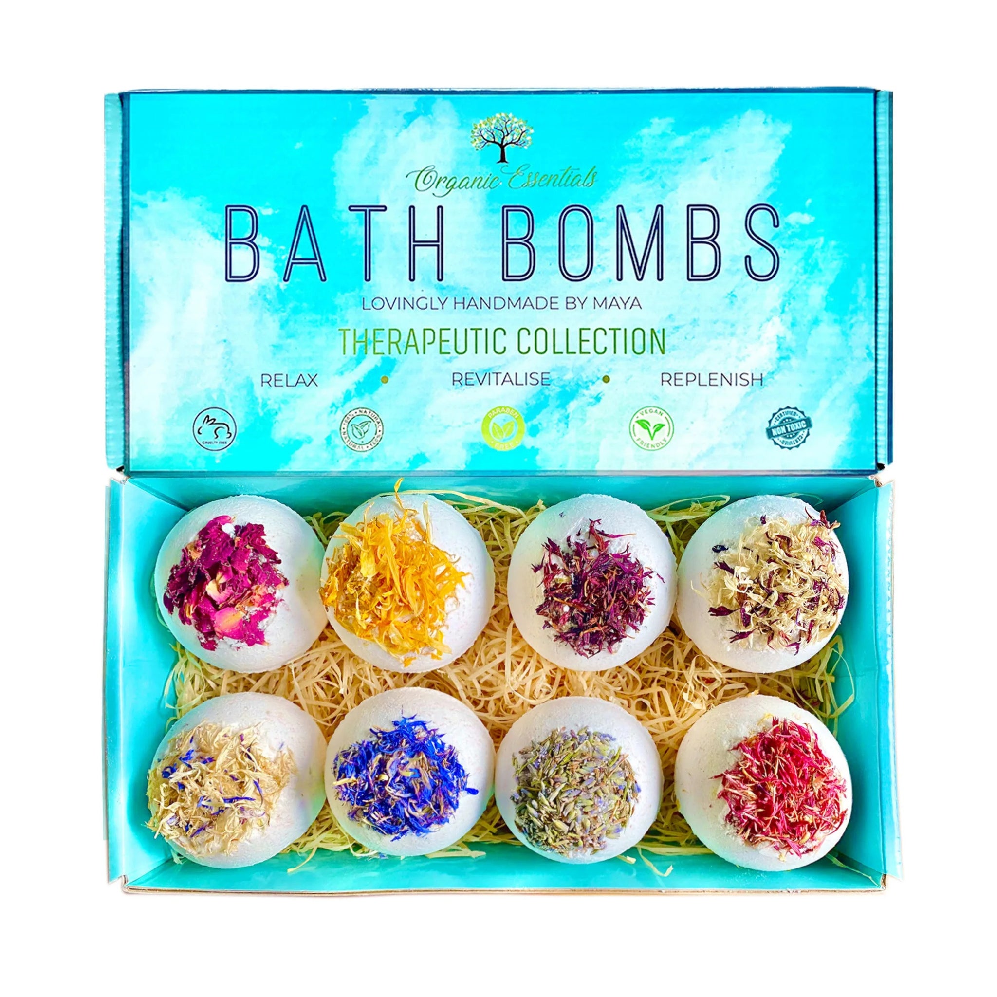 Luxury Therapeutic 'Purity' Bath Bomb Gift Set-0