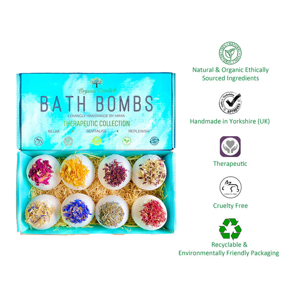 Luxury Therapeutic 'Purity' Bath Bomb Gift Set-3