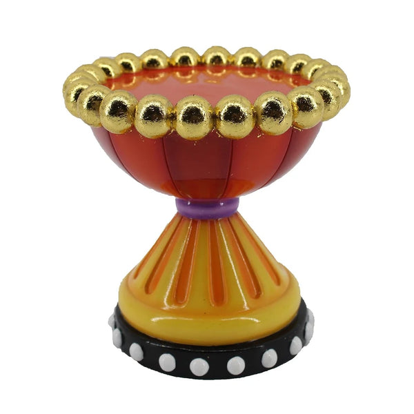 Halloween Carnival Red and Orange Candle Holder by December Diamonds-0