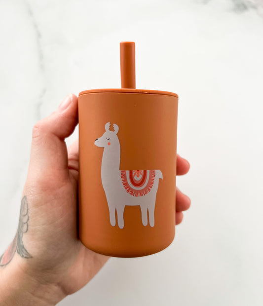 Llama Cup/ Gobelet A paille Alpaga