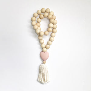 ‘Love’ Beads - Blush Pink-0