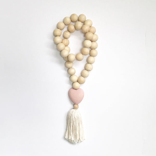 ‘Love’ Beads - Blush Pink-0