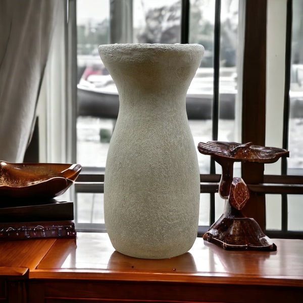 Cement Vase, Silhouette, Lightweight Concrete, Aircrete-6