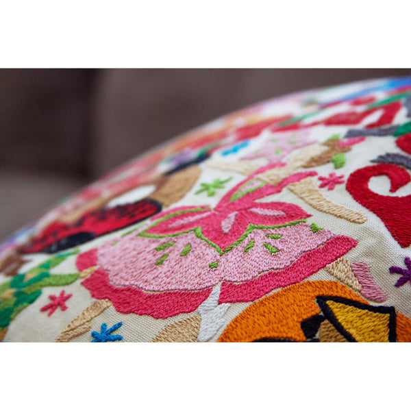 Nutcracker Hand-Embroidered Pillow-4