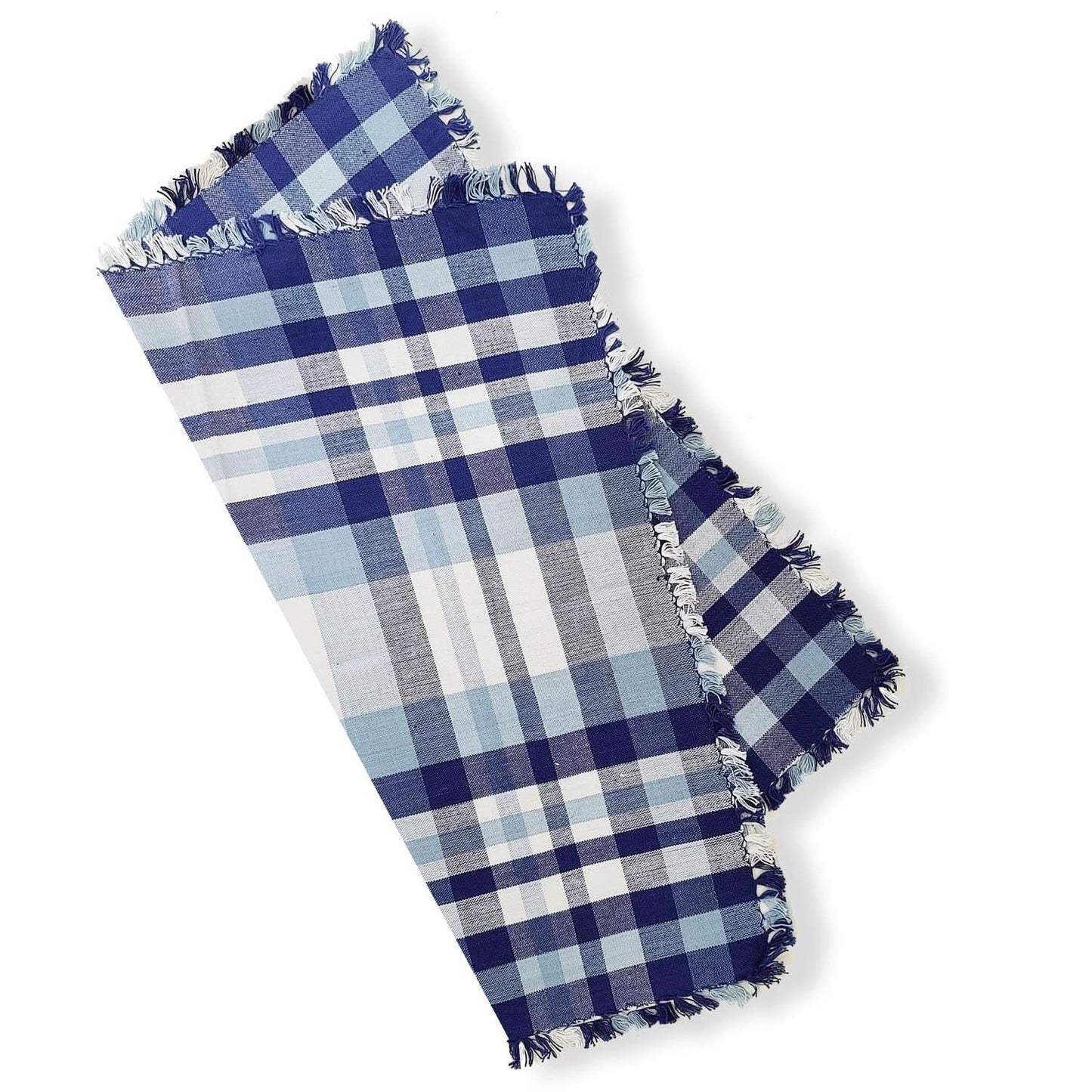 Lemon Tree Ombre Blue Cloth Napkin - Set of 4